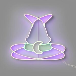 Hyde & EEK! LED Neon Animated Witch Hat Halloween Light Wall Decor Sign Target